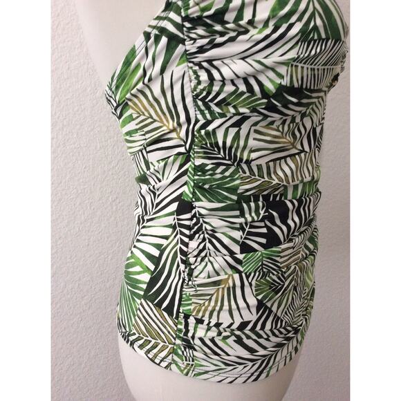 Bleu Rod Beattie Swim Tankini Bikini Top Halter Tropical - Picture 6 of 9